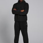 Men's Black Overhead Fleece