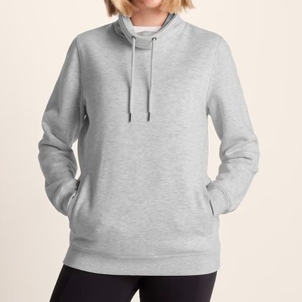 Womens Funnel Neck Sweat Hoodie