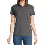 Women's Short Sleeve GreyPolo Shirt