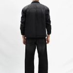 Basic Denim Shirt - Black - Image 2