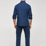 Slim-fit denim shirt - Image 2