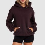 Women's Hoodie - Dark Brown