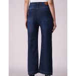 Dark Blue Ladies comfort Denim Jeans - Image 2