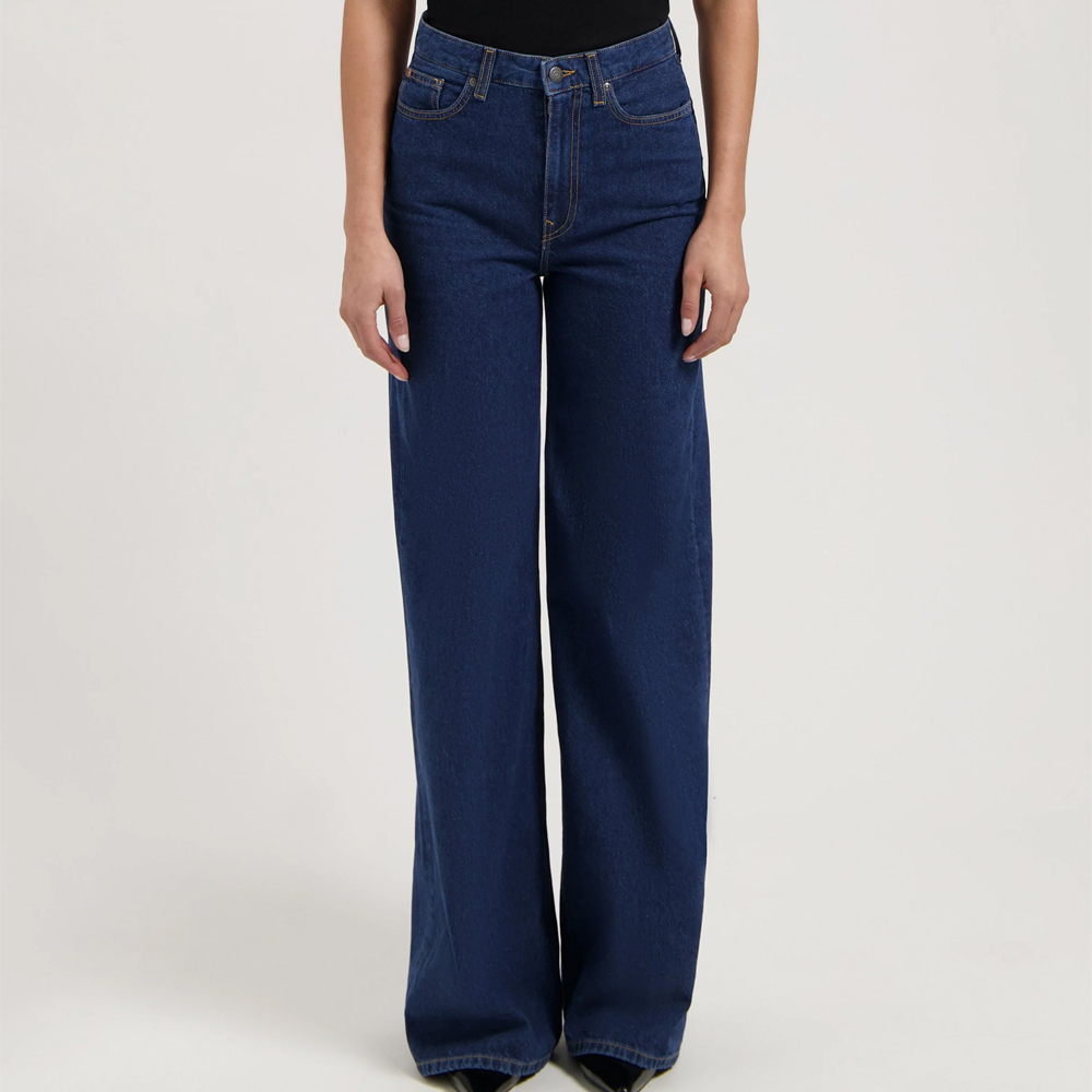 247 Women's Dark Blue Denim Jeans - Image 1