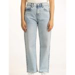 Women's Blue Denim Straigh Fit Jeans