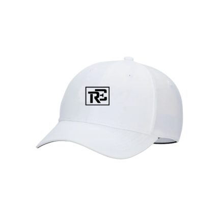 White Sports Cap with Custom Logo