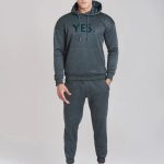 Braves Charcoal Hoody Tracksuit - Men