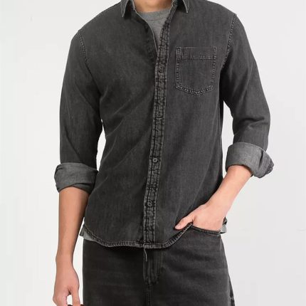 Slim Denim Casual Shirt