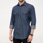 DENIM SHIRT DARK BLUE