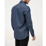 DENIM SHIRT DARK BLUE - Image 2