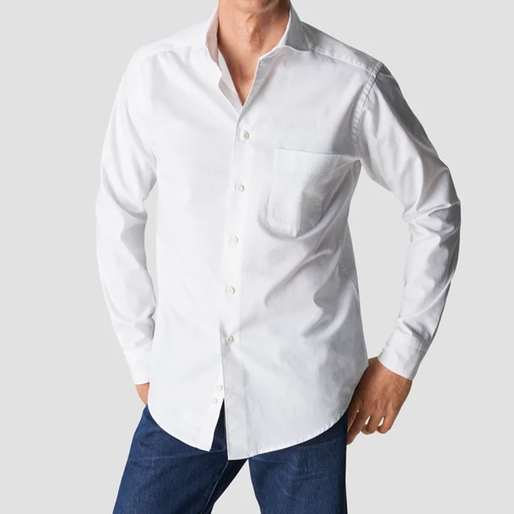 559 White Denim Shirt - Image 1