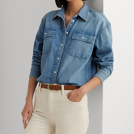 Women Blue Denim Shirt