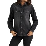 Wrangler Women's Black Denim Shirt