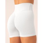 Women's White  Seamless Shorts - Image 3