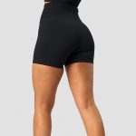 Women's Seamless Pocket Shorts Black