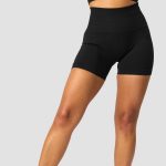Women's Seamless Pocket Shorts Black - Image 2