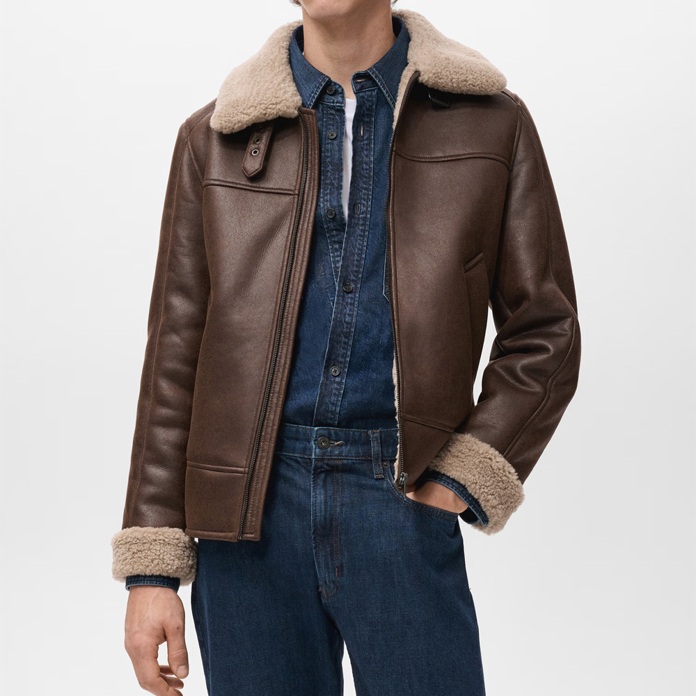 698 Double face sheepskin jacket - Image 1