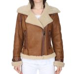Women’s Real Brown Leather Jacket