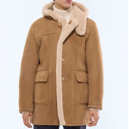 Men's Long shearling coat