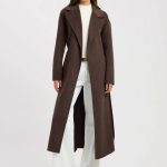 Women's Dark Brown Wool Coat