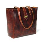 Crimson Luxe Buffalo Leather Bag