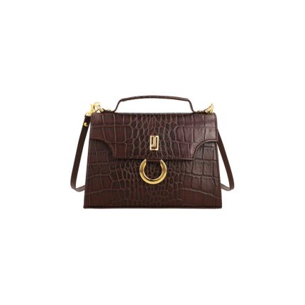 Women Dark Brown Leather Bag