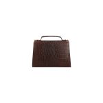 Women Dark Brown Leather Bag - Image 2
