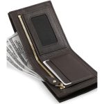 Leather Dark Brown Wallet For Men - Image 2